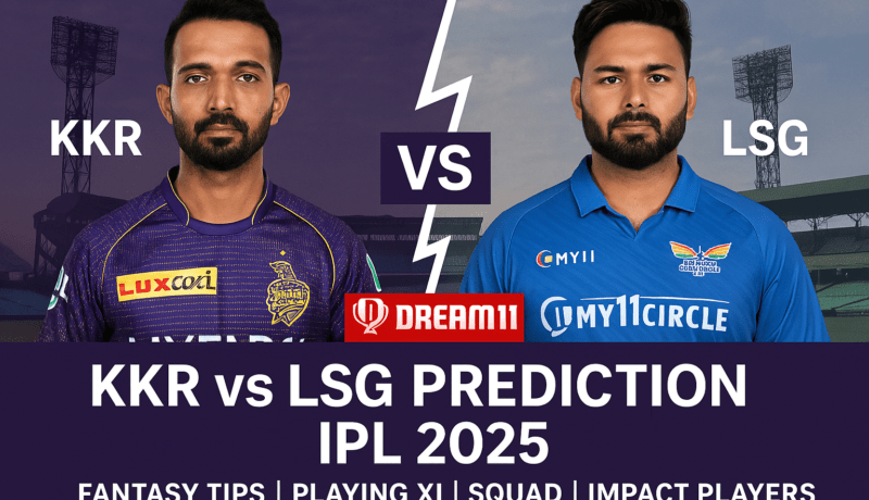 KKR vs LSG Dream11 Prediction