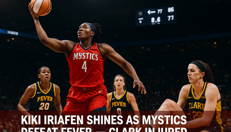 Kiki Iriafen Washington Mystics vs Indiana Fever