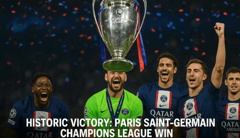 Paris Saint-Germain Champions League Win