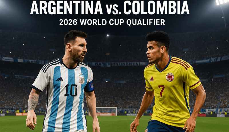 Argentina vs Colombia in World Cup qualifiers